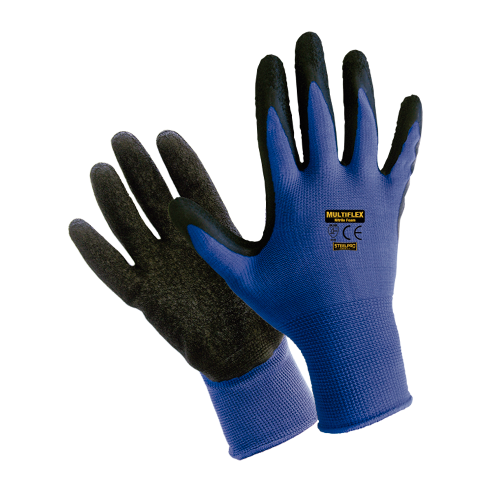 Guante Multiflex Steelpro PoliÃ©ster Latex L
