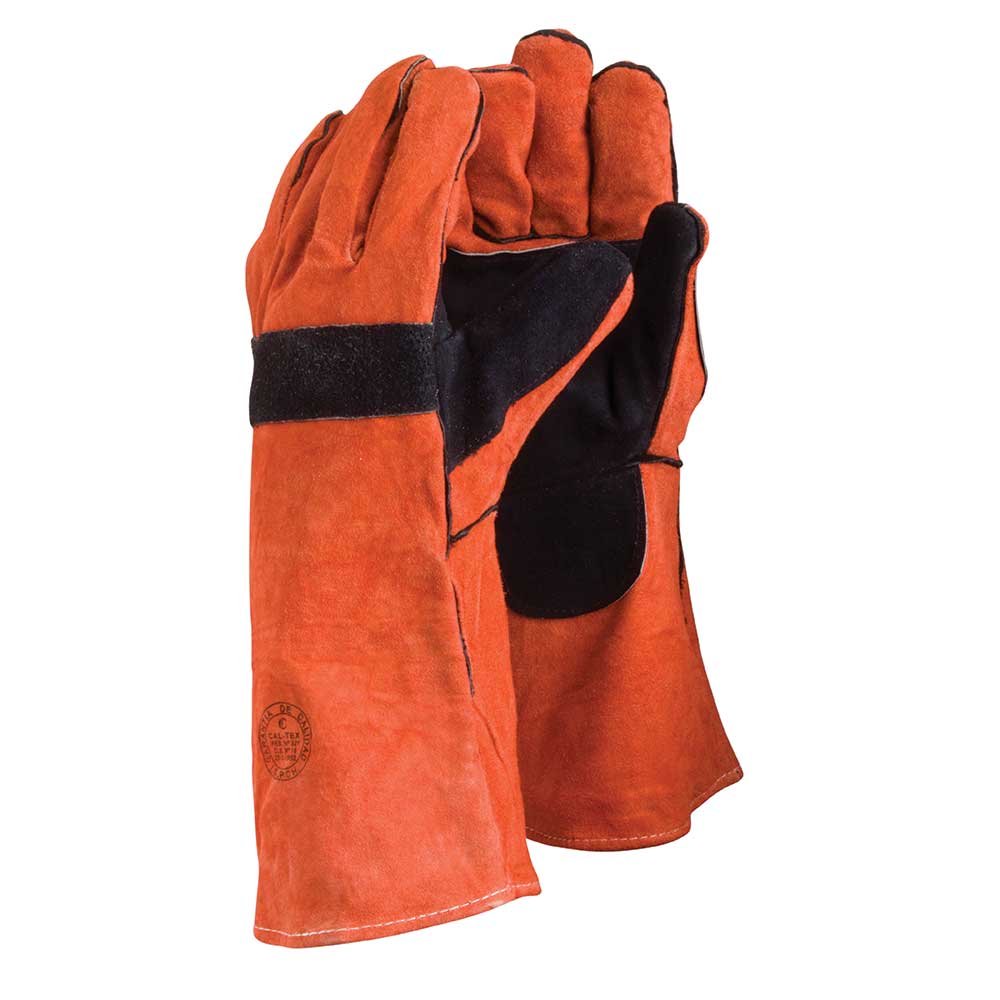 Guante Soldador NaranjoNegro Steelpro 