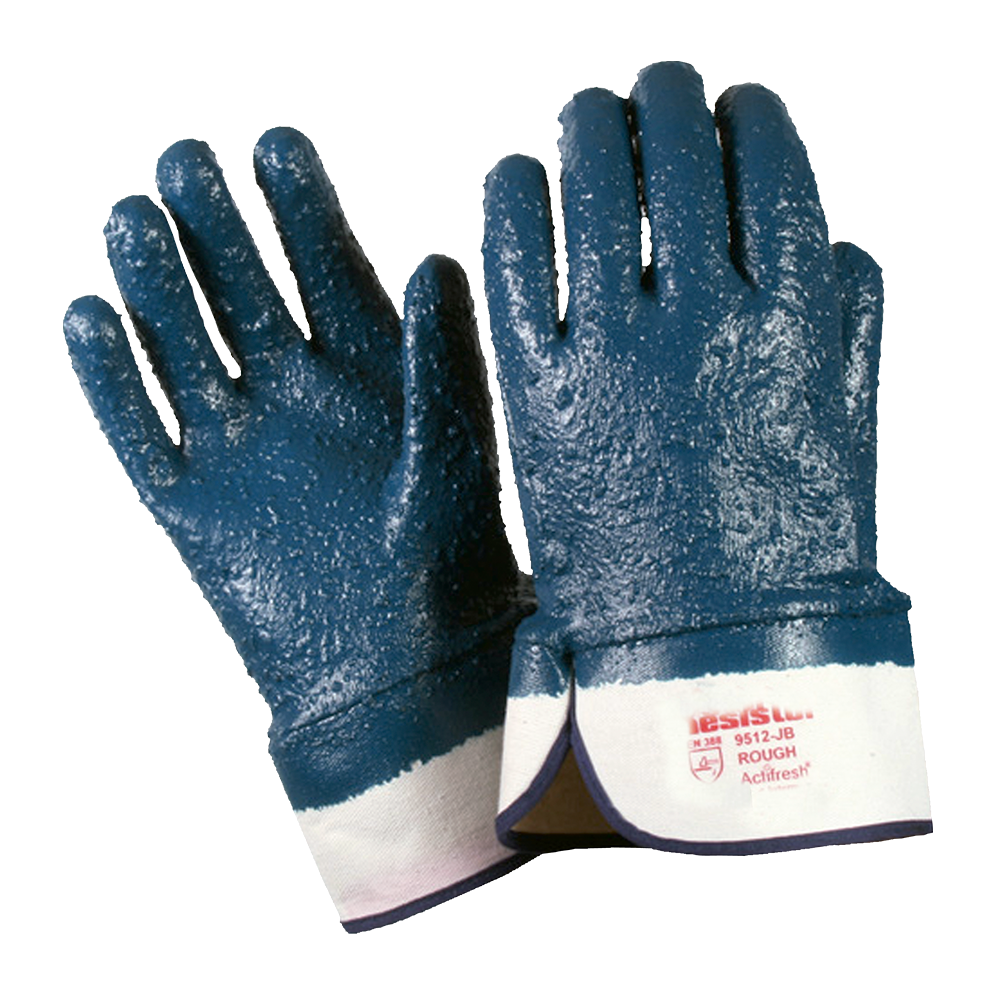 Guante Nitrilo Rugger PuÃ±o Tejido - TALLA 10 Steelpro