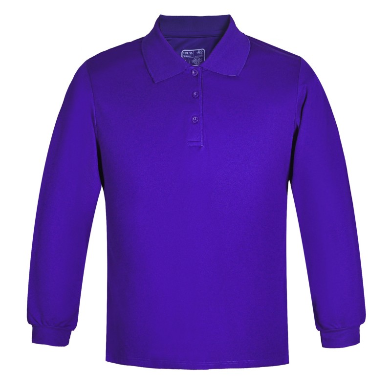 Polera Polo Dryfit Manga Larga Hombre